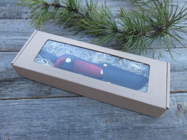 Ensipuukko, tuote 402, terä 59 mm, tylppä kärki, sormisuojalla