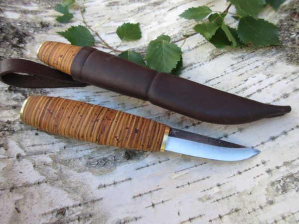 Tuohipäinen veistopuukko, terä 75 mm